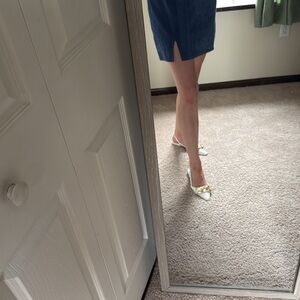 Zara white flats. Size 37.